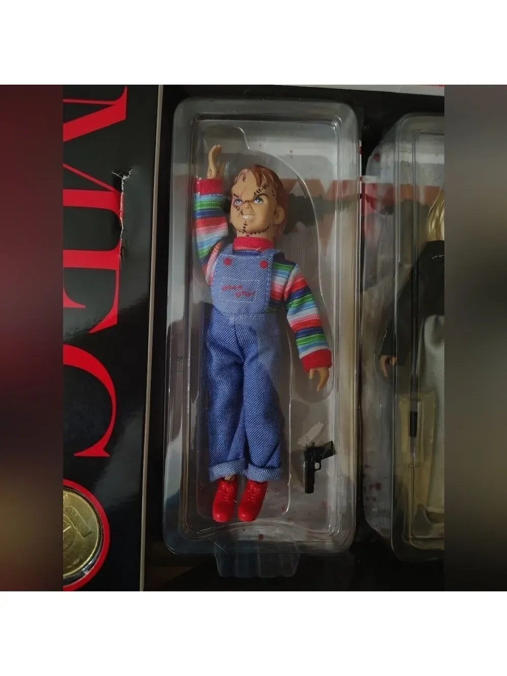 MEGO HORROR Movie series Childs Play CHUCKY and his bride TIFFANY